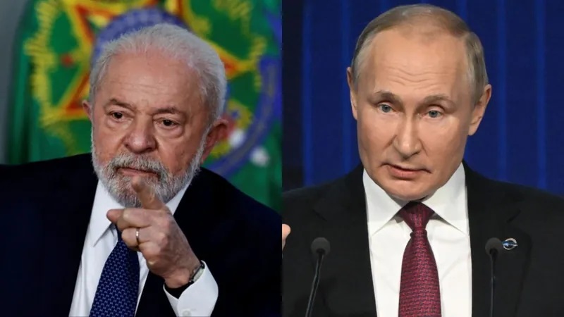 Lula conversa com Putin sobre conflitos no Oriente Médio e na