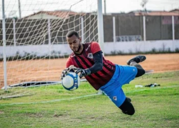 Gol inacreditável salvou o Atlético cearense. Foto: Kauan Ferreira/Atlético Cearense.