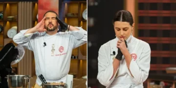 José Roberto e Giorgia na final do MasterChef 2024