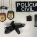 Vereador de Macau é preso por porte ilegal de arma de fogo. Foto: Polícia Civil.