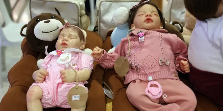 Bebês reborns em apresentação, em Brasília
Valter Campanato/Agência Brasil