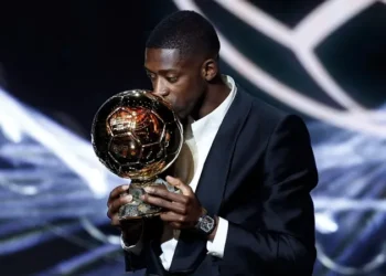 Ousmane Dembélé, Bola de Ouro de 2025
REUTERS/Benoit Tessier