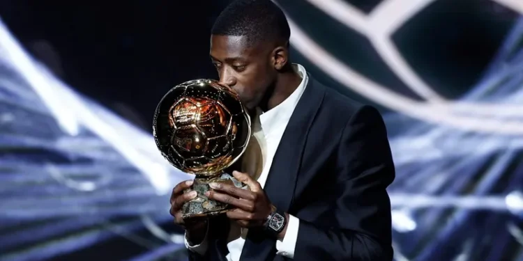 Ousmane Dembélé, Bola de Ouro de 2025
REUTERS/Benoit Tessier