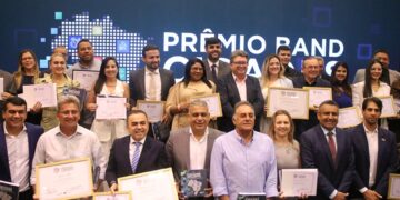 Gestores municipais do RN prestigiaram a cerimônia do Prêmio Band Cidades Excelentes. - Foto: Elias Jornalista.